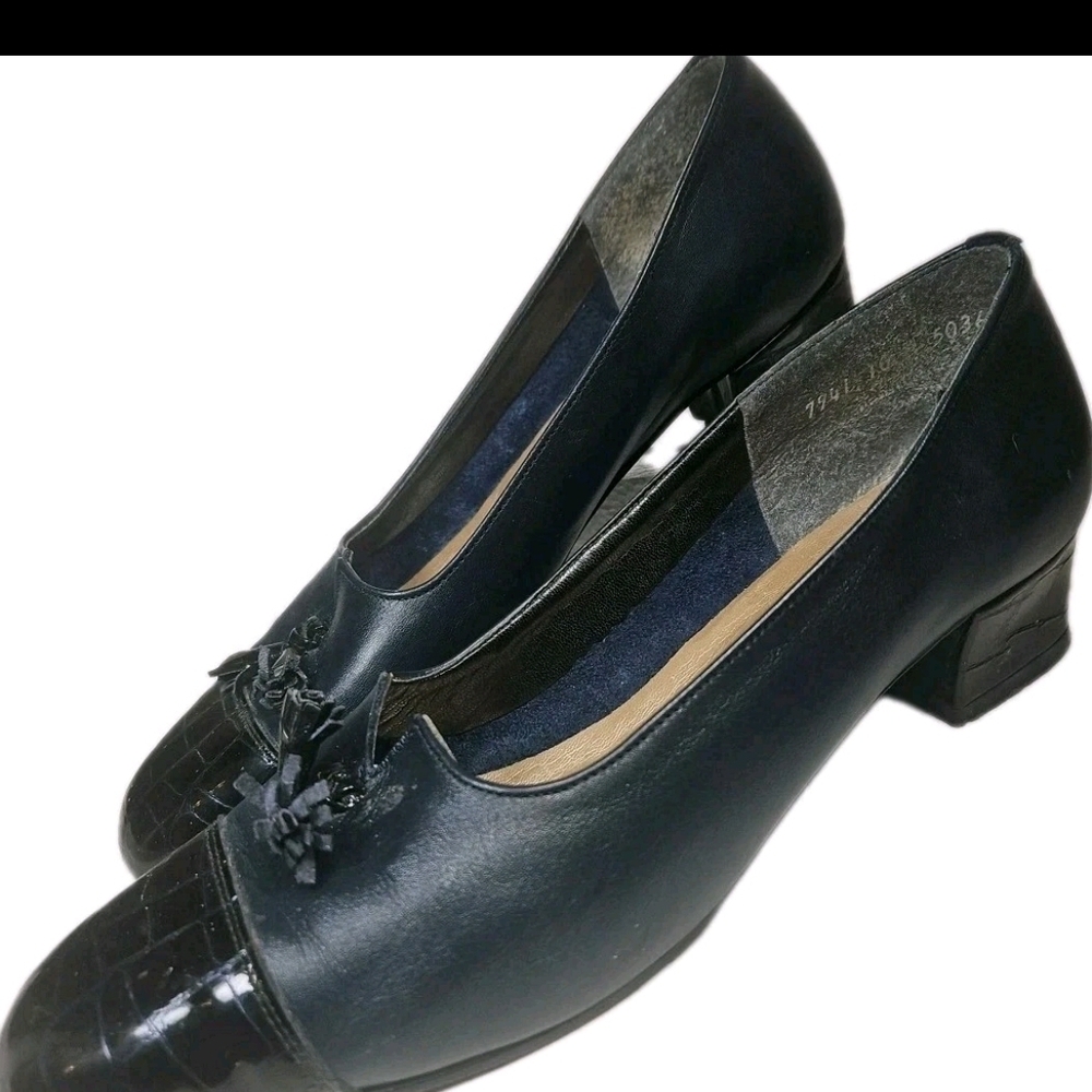 California Magdesians Blk Tassel Pump Women10 Heels USA WorkToDatenY2k Office[5E
